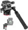 NEEWER Testa Treppiede Video Aggiornata Interruttore Verticale/Orizzontale, Testa Fluida Pan Tilt Metallo, Piastra QR Tipo Arca, Maniglia Telescopica, Base Scalata(⌀43mm) Camcorder/DSLR, Max 3kg, GM26