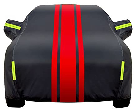 Autoabdeckung Vollgarage für Volkswagen Golf 8 Golf 2 Golf 3 Golf 4 Golf 5 Golf 7, Autoabdeckung Allwetter Auto Abdeckung UV-Schutz Staubdicht Outdoor Vollgarage Auto Abdeckplane(Color:C,Size:Golf 8)