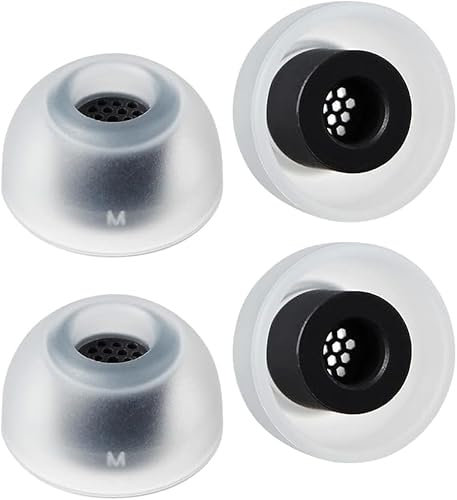 AZLA SednaEarfit MAX - Auricolari per Galaxy Buds 2 Pro Phantom Black (M), gommini per cuffie wireless, con cancellazione del rumore, cuscinetti certificati Samsung per Galaxy Buds 2 Pro