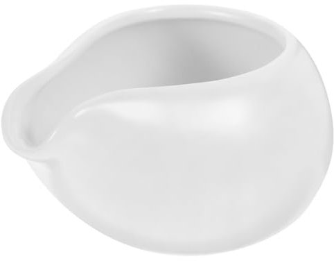 Luxshiny Brocche in Ceramica per Latte Mini Brocca per Latte Brocca Per Schiuma Di Latte Caraffa per Caffè Latte Per Versare Panna, Salse(200ml)