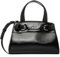 Armani Exchange Women's Milano 91, Small Size, Glossy Surface Tote S, Black