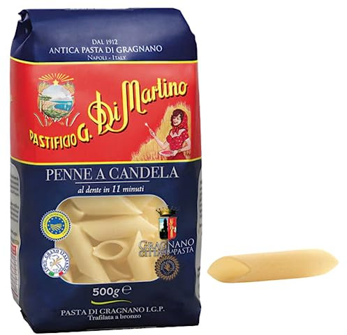Pasta Di Martino Pasta Corta & Pasta Lunga Confezioni da 500 g (Penne a Candela)