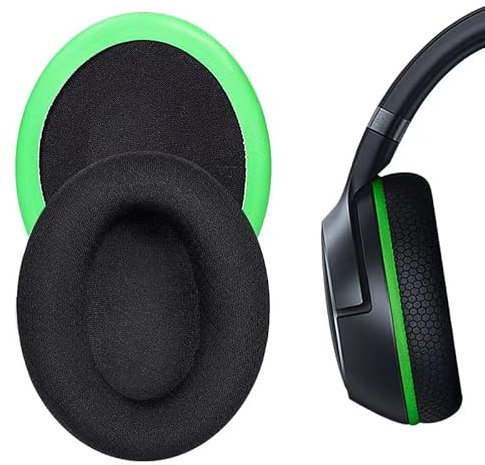 LZYDD Kaira Ear Pads for Razer Kaira Pro, Kaira X, Kaira Headphones Ear Cushions, Barracuda X Wireless Headsets Earpads, Ear Cups Cover Repair Parts (Kaira/Barracuda Green)