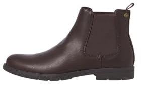 JACK & JONES Jfwfenchurch Pu Chelsea Boot, Chelseaboots Uomo, Marrone Pietra, 40 EU