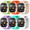 BDIG 6 Pack Bracelet Montre Sport Compatible avec Xiaomi Redmi Watch 5/4/Mi Band 8 Pro/9 Pro, en Silicone Soft pour Redmi Watch 5/4, Femme et Homme