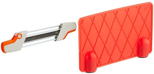 STIHL 56057504303 Feilenhalter 2in1 ø 4,0 mm für 3/8 P-Sägekette & Oregon Schärfgitter 30/35 Grad, 90610A