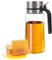Gzsekken Glass Coffee Syrup Dispenser, 650ml, No Drip Stainless Pour Spout, Large Capacity, Reusable, BPA Free, Minimalist Design, Ideal for Viscous Condiments