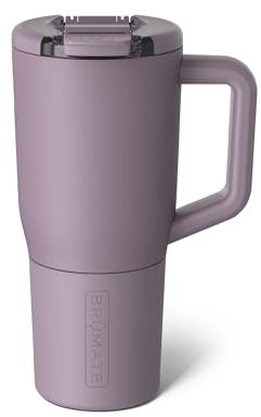 BrüMate Müv 750ml Coffee Travel Mug with Handle | 100% Leakproof Thermal Cup for Hot & Cold Drinks | Stainless Steel Insulated Flask | Reusable Tumbler for Commuting & Outdoors (Lilac Dusk)