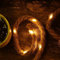 Gresonic Hemp Rope Fairy Lights, 40LED 3m String Light Warm White Solar Powered Waterproof Garden Outdoor Indoor Decor for Gazebo, Pergola, Christmas, Camping (Warm White Solar Powered, 40LED)