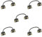 5 set 15Pin VGA Short Video Cable Extension Cord Male to Male for Monitor 30 cm