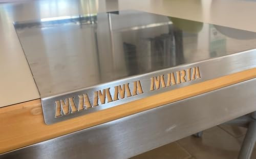 Tagliere da Cucina Personalizzato in Acciaio Inox AISI 304 – Resistente e Igienico, con Scritte o Loghi Incisi su Misura