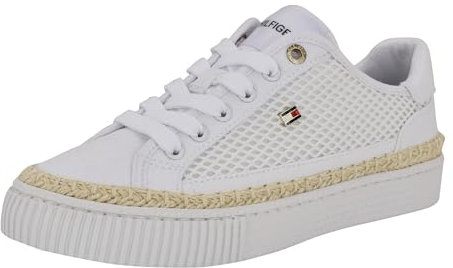 Tommy Hilfiger Baskets Chirley pour femme, blanc, 40.5 EU
