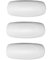 Sxmprail 3er-Pack 72597 72596 Spa-Nackenkissen für Whirlpools der Highlife-Serie von 1997–2007, 33,2 cm L x 14,9 cm L, kühles Grau, Whirlpool-Kopfstützenkissen für Watkins, fünf Jahre kostenloser
