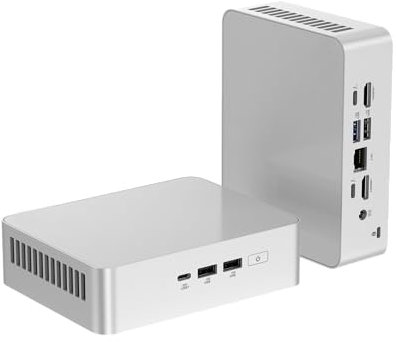 NUC 15 Pro+ NUC15CRSU9 Eleganter Mini-PC mit Intel Core Ultra 9 Prozessor, Arc Graphics, Dual HDMI, Thunderbolt 4 | Ideal für Arbeit, Gaming & Kreativität (48 GB DDR5-5600/1 TB SSD)