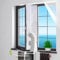 Hydomi 400CM (158 Inch) Upgrade Air Conditioner Window Kit for UK Window - Air con Seal Kit/Waterproof/Hot Air Stop/No Drilling with Zip and Adhesive Fastener for Portable AC&Tumble Dryer
