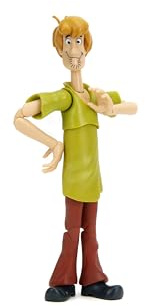 Jada Scooby-DOO! Wave 1 Shaggy Actionfigur - 1:12 Deluxe Scale Toys - 15,2 cm hoch, voll beweglich, Sammlerverpackung