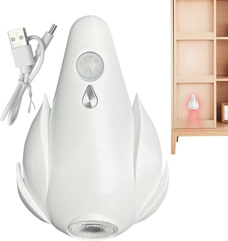 Yongany Motion Activated Toilet Light | Bowl Inside Toilet Motion Sensor Light | Rechargeable Bathroom Accessories Cool Gadgets for Women Men Home Dorm Apartment Hallways Hotel Indoor