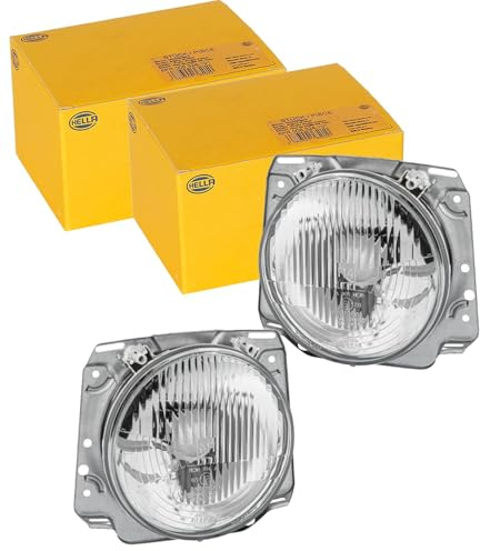 BandelOne enthält 2x Hella Halogen Scheinwerfer H4 12V passend für Golf 2 II