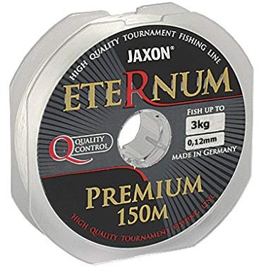 Jaxon Lenza da pesca ETERNUM Premium 150 m/0,10 – 0,45 mm monofilo (0,12 mm/3 kg)