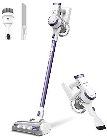 Tineco Akku Staubsauger Akkustaubsauger A10 Dash Leichter 2 in 1 kabellos Handstaubsauger 17KPa Saugleistung beutellos, mit LED Elektrobürste Staubsauger, 24 Monate Garantie (Violett)