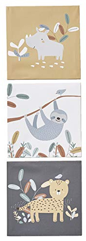 VERTBAUDET Leinwandbild, Motiv Jungle Paradise, Braun, TU