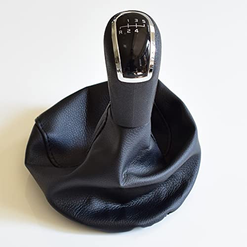Schaltknauf für Mercedes Benz A Klasse W168 1997-2004 Auto-Styling-Zubehör (R 1 2 3 4 5) Schwarz