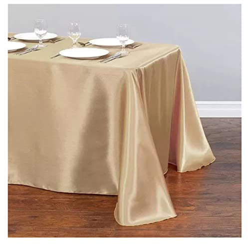 ZZSRJ Sólido Satin Satin Mantel Cubierta Portada de cumpleaños Banquete de Boda Restaurante Festivo Fiesta (Color : C, Specification : 145x396CM)