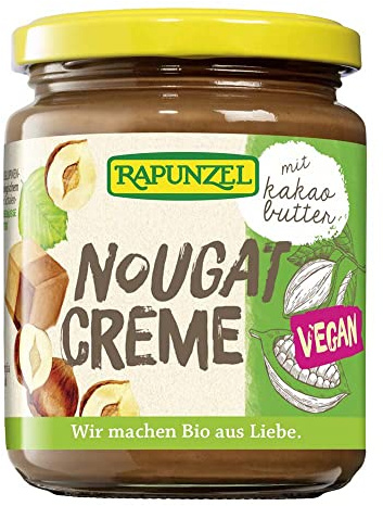 Rapunzel Nougat-Creme, mit Kakaobutter, 250g (12)