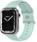 EAZY CASE Sport Armband kompatibel mit Apple Watch 42mm 44mm 45mm 46mm 49mm verstellbares Ersatzarmband aus Silikon Sport Loop für Apple Watch Serie 10 9 8 7 6 5 4 3 2 1 SE Ultra Damen Herren Grün