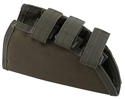 KIMISS Multifunktionale Schrotflinte, Patronentasche, Wangenpolster, Gewehrtasche (Armeegrün) (Grün)