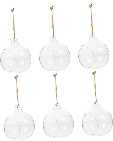 CIYODO 6 pcs Hanging for Hydroponic Plants and Candle Holders Elegant Wall Decor for Indoor Gardens and Weddings