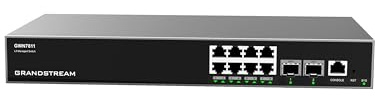 GRANDSTREAM GWN7811 Manageable Switch Layer (Layer) 3. Anschlüsse: 8X GbE RJ45, 2X SFP+, ohne Lüfter Marke
