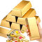 Parallelower 18pcs SüßIgkeiten Boxen Goldbarren SüßIgkeiten Geschenkbox Goldbarren Pralinen Süßigkeiten schachtel für Geburtstag Weihnachten Halloween Pirate Part
