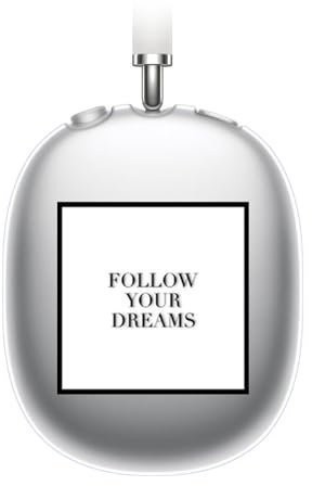 Head Case Designs Offizielle Monika Strigel Folge Deine Traeume Fashion Typo Soft Gel Handyhülle Hülle kompatibel mit Apple AirPods Max