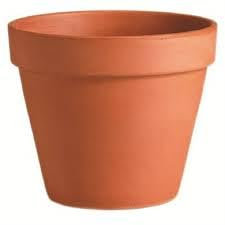 Vaso in Terracotta cm 25 x h 22