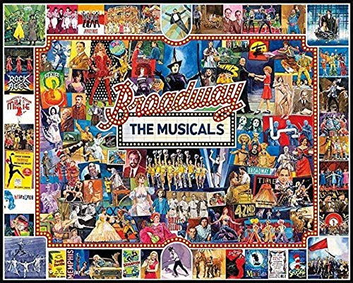IGHSNZUH Jigsaw Puzzle 1000 Piece Jigsaw The Musicals Puzzle Games for Adults Multicolour Educational Games Toys