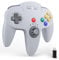 miadore Controller wireless USB N64, 2.4G USB Gamepad Joystick per PC Windows, MAC, Raspberry pi e Switch (grigio)