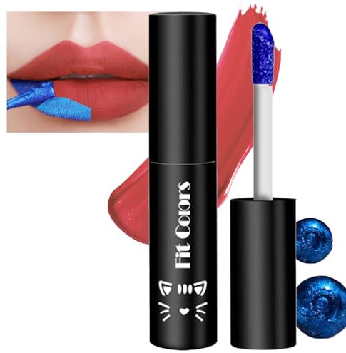 Lip Stain Peel off Lip Tint, Long Lasting Non-stick Cup Lip Gloss Liquid Lipstick, Matte Tattoo Waterproof Colored Red Lipgloss Peel off Lip Stain Lip Tint Stain Lip Makeup for Women Girls(02-Red)