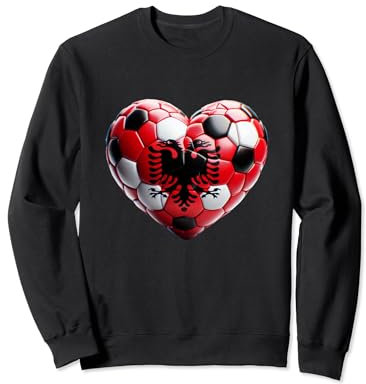 Albanien 2024 Trikot Portugiesische Flagge Albanien Spanier Sweatshirt