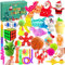 Edmirfun Adventskalender Fidget Toys 2024, Mit 24Pc Fidget Toys -Geschenkbox Für Countdown, 24 Days Weihnachts Countdown Kalender, Stressabbau Fidget Toy Set, Mädchen Jungen