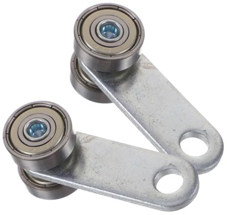 ULTECHNOVO 2stücke Schiebetür Laufrollen Doppel-achsen Kugellager Schwerlast Türrollen Geeignet Für Schrank Fenstersysteme Stabile Führung Für Reibungslosen Türlauf Bis Belastung