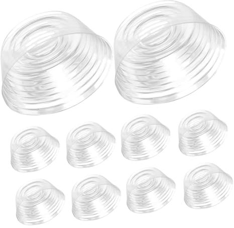 BESPORTBLE Practical Flowerpot Saucers Set of 10 Sturdy Plastic Liners for Indoor Plant Pots