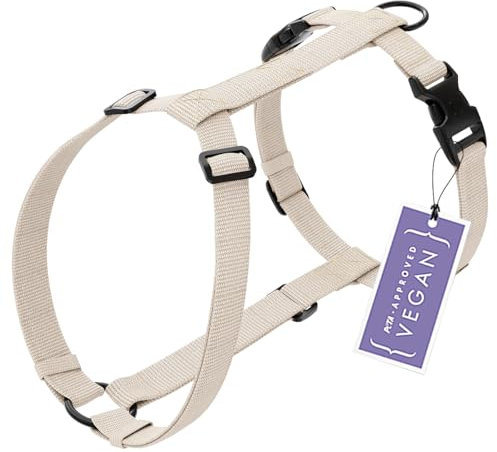 STUCH - Hundegeschirr Vegan PureControl - verstellbar, Farbe:Beige, Größe:M