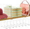 8 Stück Transparente Acryl-regaltrenner, Multifunktionaler Regalteiler, Schrankregaltrenner, 30 x 20 cm, Shelf Divider Verstellbares für Büro, Schlafzimmer, Bücherregal, Kleiderschrank Organisation