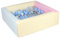 Velinda Piscine à balles carrée avec 300 balles, Cuir écologique, 5 éléments (Couleur de la Piscine/de balles: Rose, Bleu, Jaune (Pastel)/Perle, Transparent, Bleu Clair, Argent)