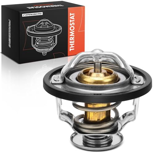 Frankberg Termostato de Refrigerante 76°C Con junta Replace# MD997605 | Compatible con Pajero I L04G L14G 200 SX S13 Primera P11 Sunny I/II/III/IV L 400 Furgoneta L 300 III P1T