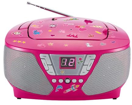 Bigben Interactive CD60RSSTICK Portable CD player Rose Lecteur de CD