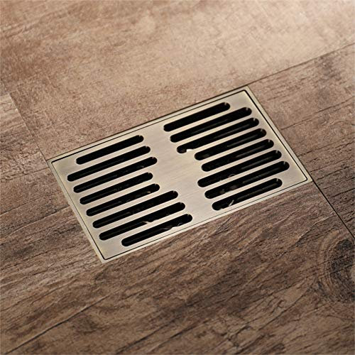 YHSGY Bodenablauf Streifen Badezimmer 140 * 90 cm Rechteck Bodenablauf Küchenabfall Dusche Deodorant Abdichtung Drain Sieb Abnehmbarer Bezug