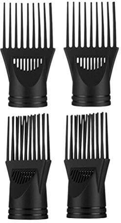 Milisten 4 Stücke Kammaufsatz Föhn Föhn Pick Konzentrator Düsenbürste Ersatz Friseur Styling Salon Werkzeug zum Glätten Der Haare
