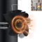 Aufun 4 Blade Rotorblätter, Stromloser Ventilator Kamin Holzöfen, Geräuscharmer Betrieb, Ofenventilator Feuerstelle Kaminöfen Ofen Ohne Strom Hitze, Schwarz, Medium